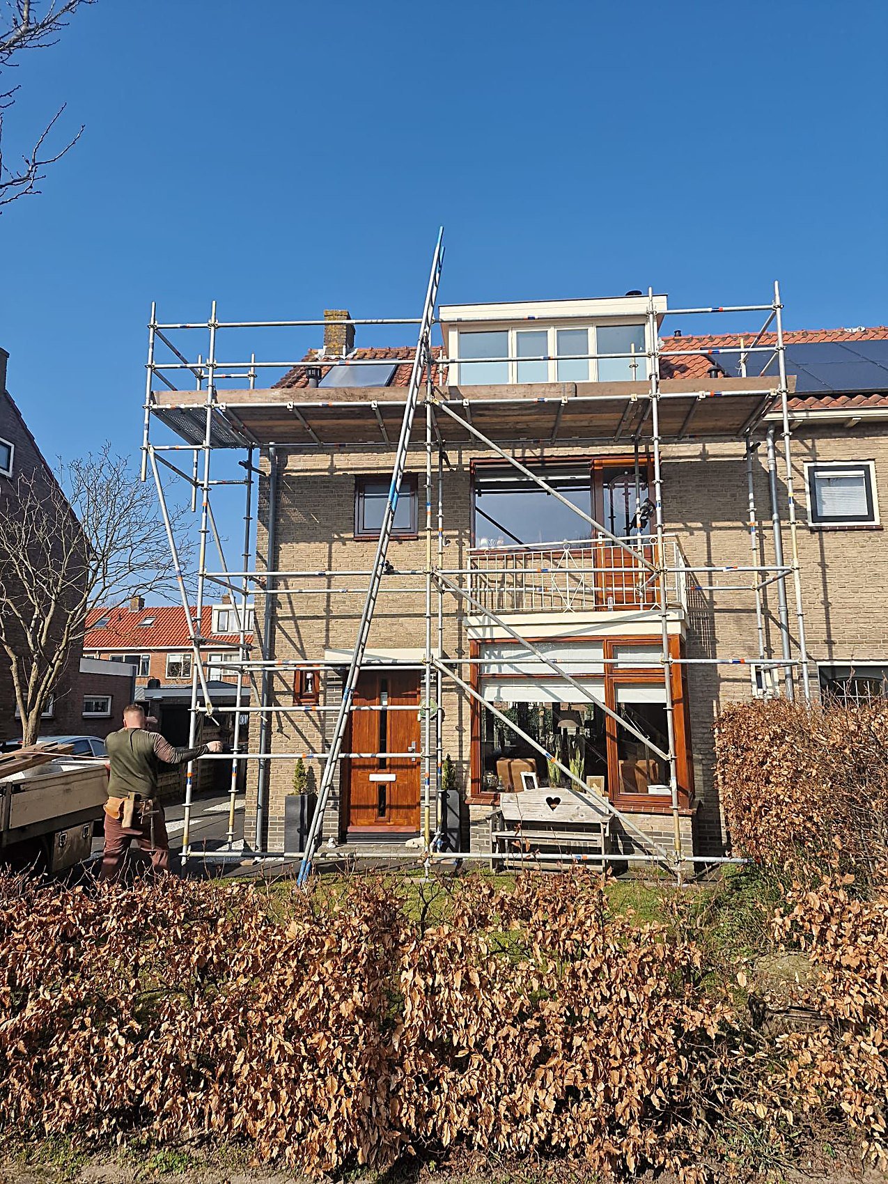 Hire scaffolding